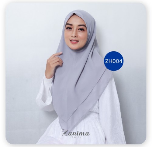 Jilbab Instan AFRA - Zanima ZH004 Grey